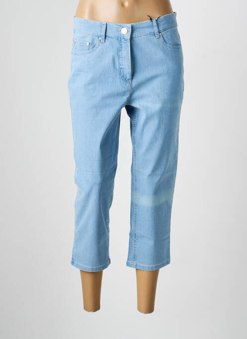 Pantacourt stretch taille normale bleu STARK femme