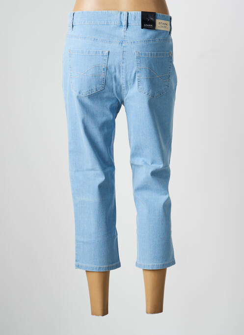 Pantacourt stretch taille normale bleu STARK femme