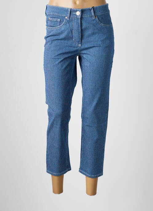 Pantalon 7/8 stretch taille normale bleu STARK femme