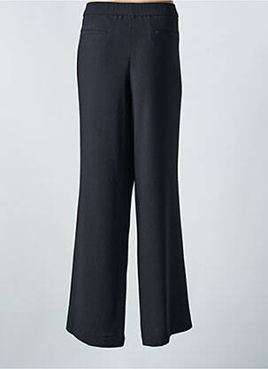 Pantalon large tissage popeline taille normale noir STARK femme