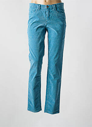 Pantalon droit stretch taille normale bleu STARK femme