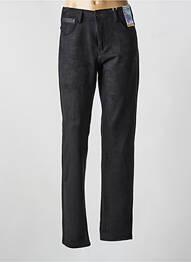 Pantalon droit stretch taille normale noir QUATRE VINGT JOURS femme