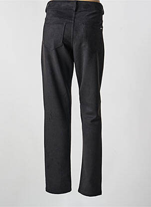 Pantalon droit stretch taille normale noir QUATRE VINGT JOURS femme