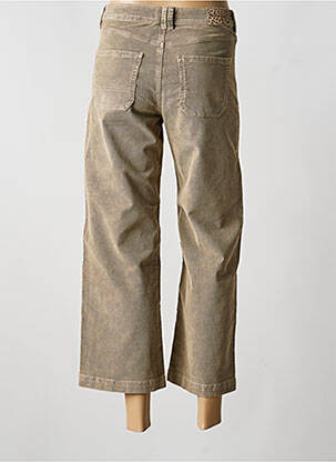 Pantalon 7/8 stretch taille normale vert FREEMAN T.PORTER femme