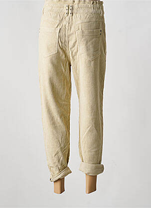 Pantalon 7/8 stretch taille normale beige FREEMAN T.PORTER femme