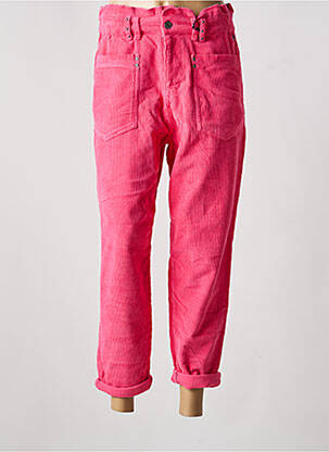 Pantalon 7/8 stretch taille normale rose FREEMAN T.PORTER femme