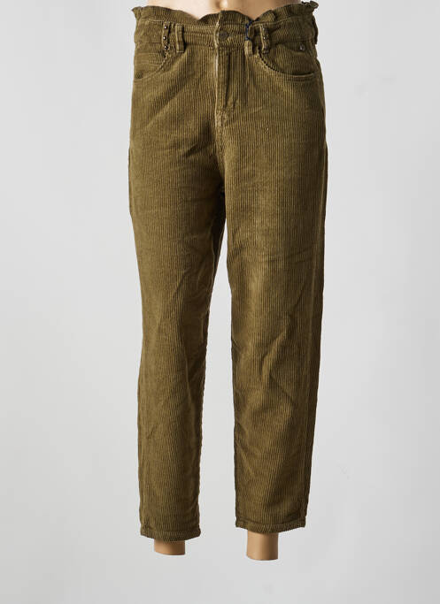 Pantalon 7/8 stretch taille normale vert FREEMAN T.PORTER femme