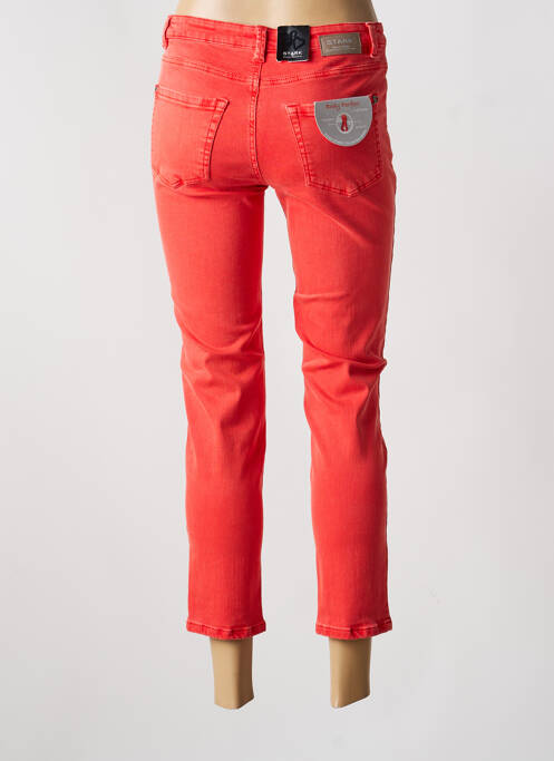Jeans coupe slim stretch taille normale orange STARK femme