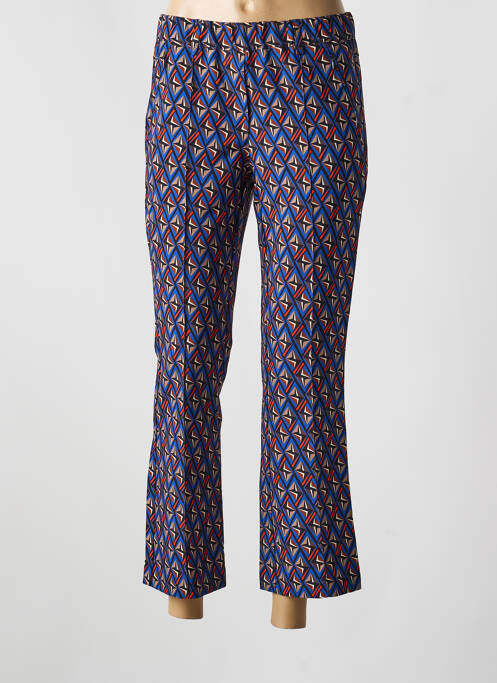 Pantalon 7/8 stretch taille normale bleu STARK femme