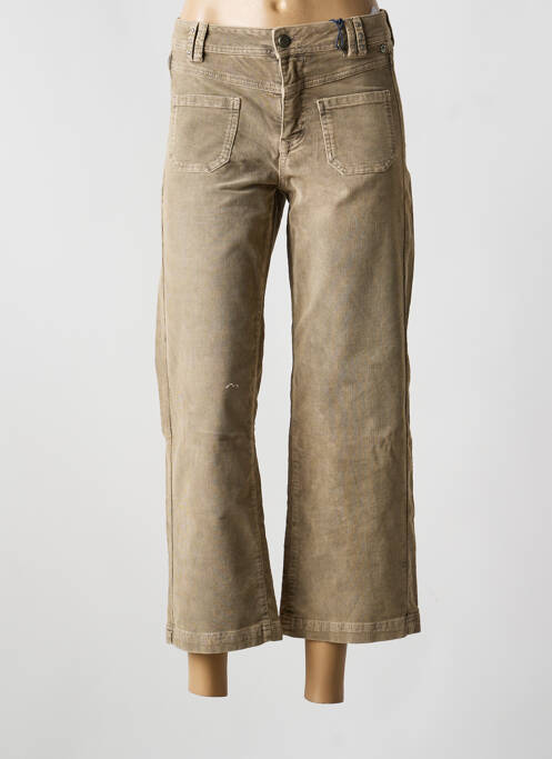 Pantalon 7/8 stretch taille normale vert FREEMAN T.PORTER femme