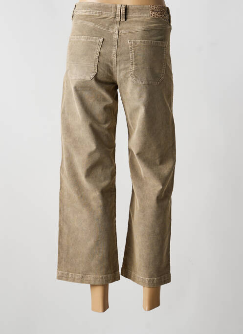 Pantalon 7/8 stretch taille normale vert FREEMAN T.PORTER femme