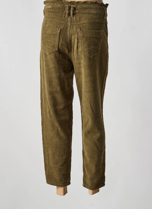 Pantalon 7/8 stretch taille normale vert FREEMAN T.PORTER femme