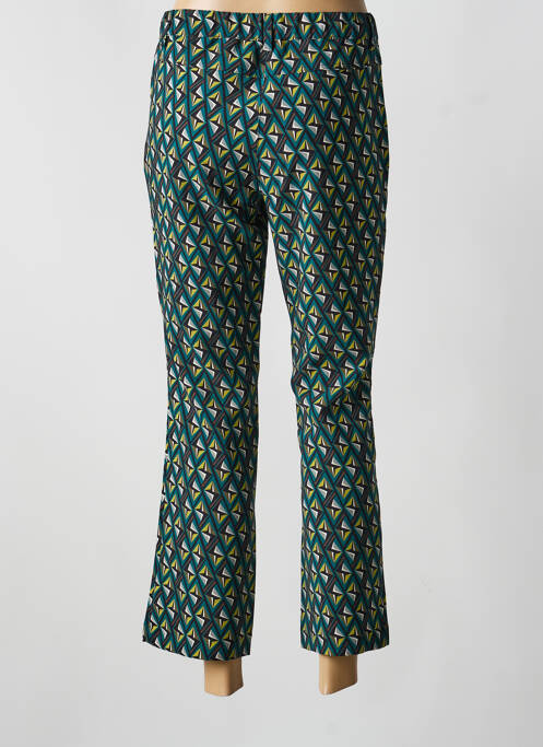 Pantalon 7/8 stretch taille normale vert STARK femme