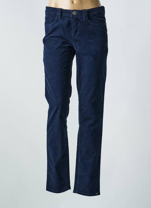 Pantalon droit stretch taille normale bleu STARK femme
