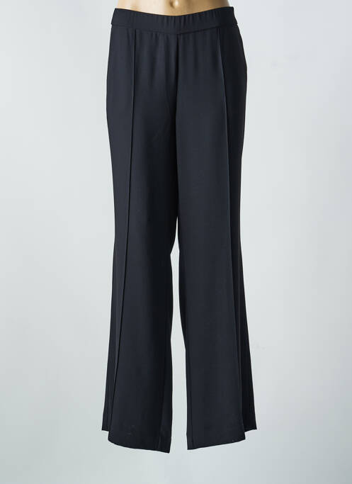 Pantalon large tissage popeline taille normale noir STARK femme