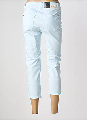 Pantacourt stretch taille normale bleu STARK femme