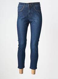 Jeans coupe slim tissage brut taille normale bleu RABE femme