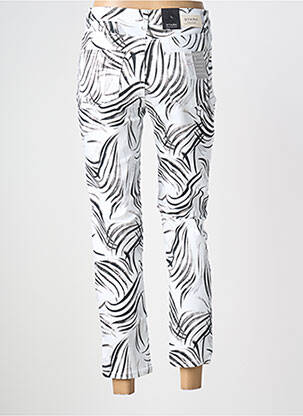 Pantalon 7/8 stretch taille normale blanc STARK femme