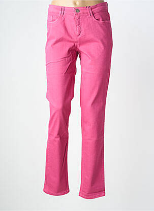 Jeans coupe slim stretch taille normale rose STARK femme