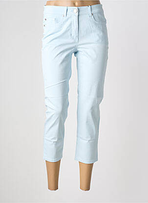 Pantacourt stretch taille normale bleu STARK femme