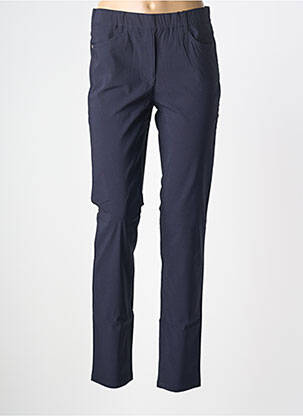 Pantalon slim taille élastique taille normale bleu STARK femme