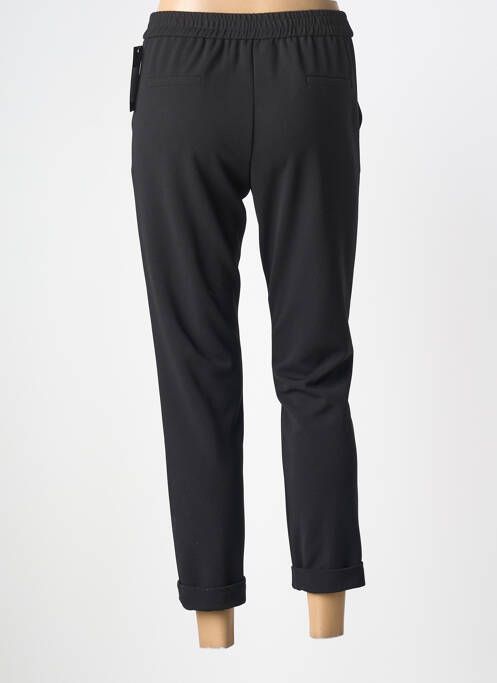 Pantalon 7/8 stretch taille normale noir QUATRE VINGT JOURS femme