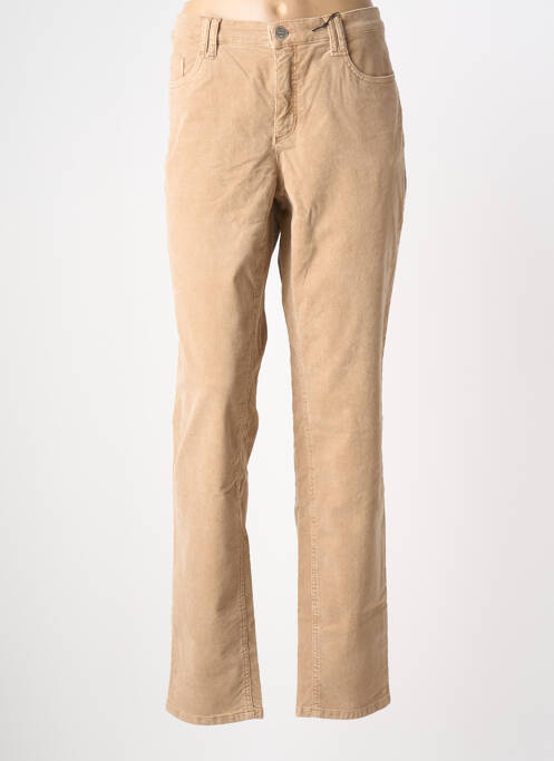 Jeans coupe slim stretch taille normale beige STARK femme