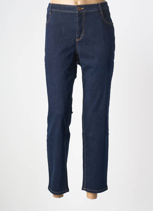 Jeans coupe slim tissage brut taille normale bleu STARK femme