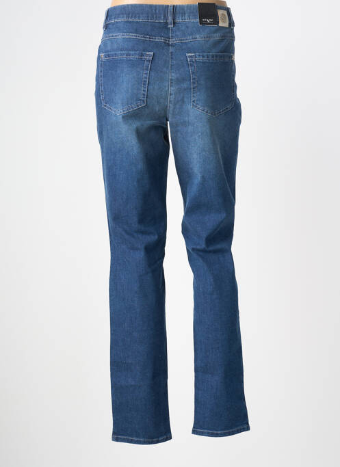 Jeans coupe slim tissage brut taille normale bleu STARK femme