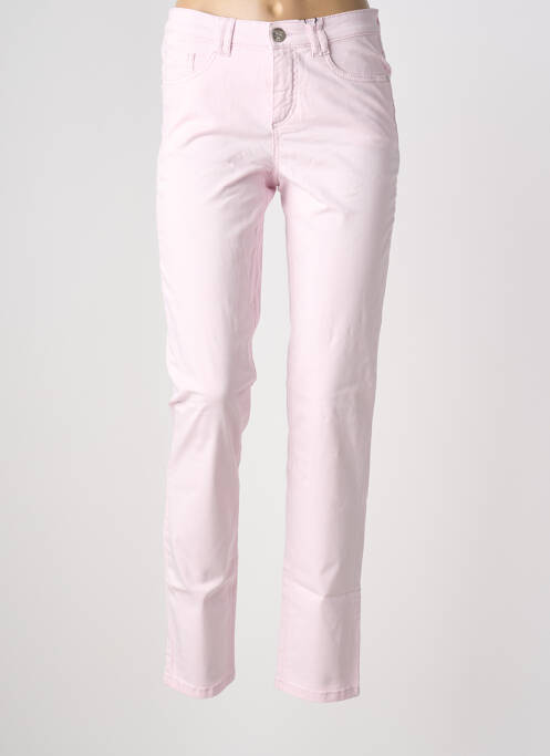 Jeans coupe slim stretch taille normale rose STARK femme