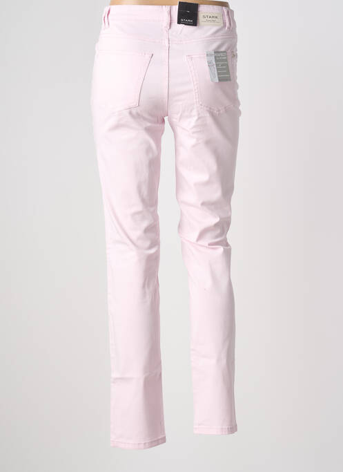 Jeans coupe slim stretch taille normale rose STARK femme
