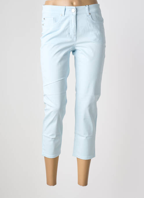 Pantacourt stretch taille normale bleu STARK femme