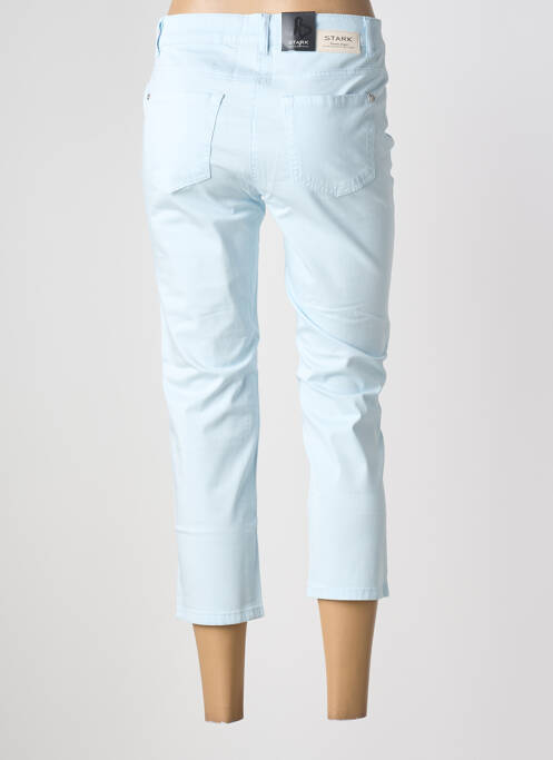 Pantacourt stretch taille normale bleu STARK femme