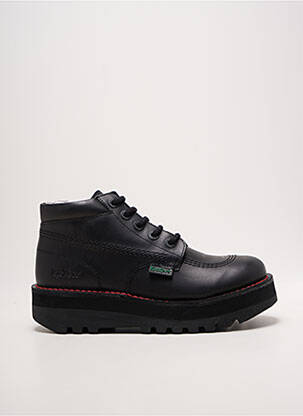 Bottines/boots tissage satiné talon de 4 à 6cm noir KICKERS femme