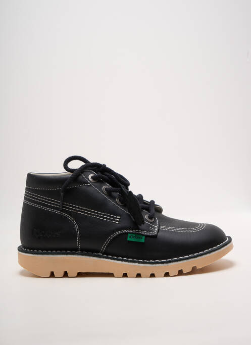 Bottines/boots bout rond talon plat jusqu'à 3cm noir KICKERS femme