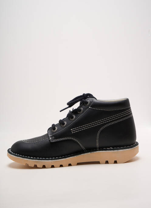 Bottines/boots bout rond talon plat jusqu'à 3cm noir KICKERS femme