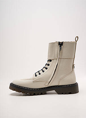 Bottines/boots talon bas talon plat jusqu'à 3cm blanc KICKERS femme