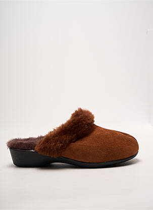 Mules/sabots talon plat jusqu'à 3cm orange LADY femme