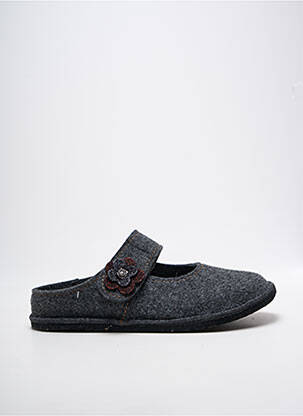 Chaussons/pantoufles voute plantaire talon plat jusqu'à 3cm gris FARGEOT femme