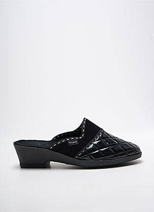 Mules/sabots talon de 4 à 6cm noir FARGEOT femme