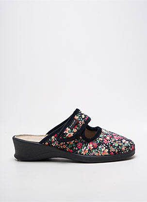 Chaussons/pantoufles voute plantaire talon de 4 à 6cm noir FARGEOT femme
