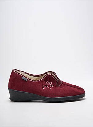 Chaussons/pantoufles bout rond talon de 4 à 6cm violet FARGEOT femme