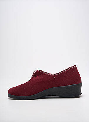 Chaussons/pantoufles bout rond talon de 4 à 6cm violet FARGEOT femme