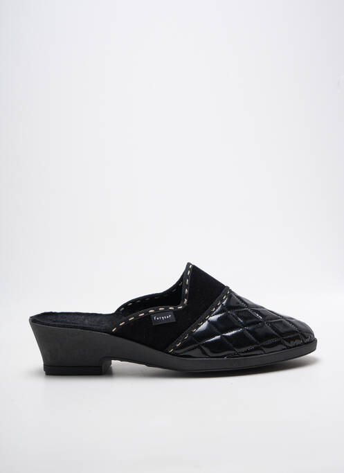 Mules/sabots talon de 4 à 6cm noir FARGEOT femme