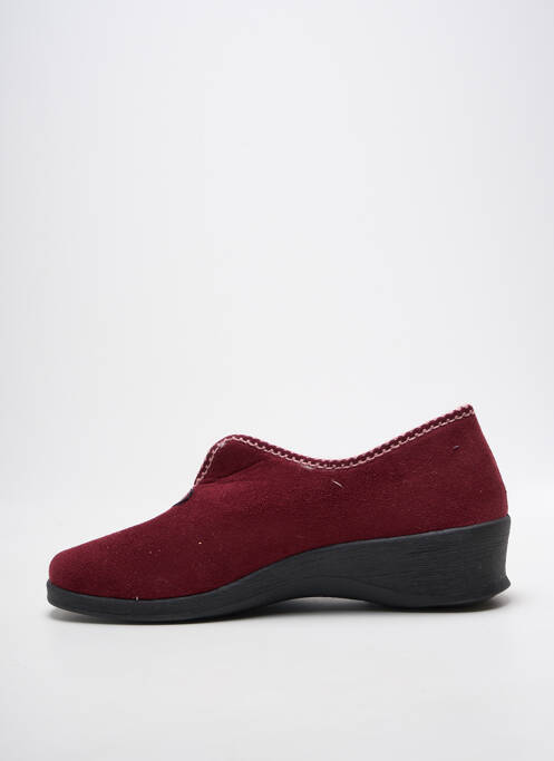 Chaussons/pantoufles bout rond talon de 4 à 6cm violet FARGEOT femme