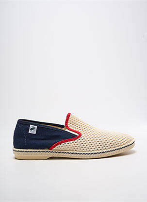 Chaussons/pantoufles bout rond bout rond bleu LA BANDE À MICH' homme