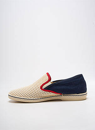 Chaussons/pantoufles bout rond bout rond bleu LA BANDE À MICH' homme