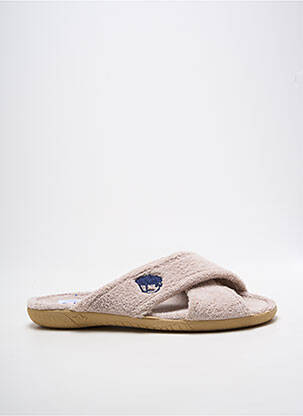 Mules/sabots bout ouvert bout ouvert beige LA BANDE À MICH' homme