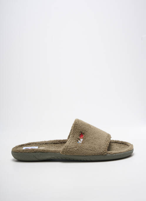 Mules/sabots bout ouvert bout ouvert vert LA BANDE À MICH' homme