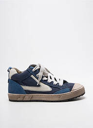 Baskets semelle amovible bout rond bleu STONES AND BONES garcon